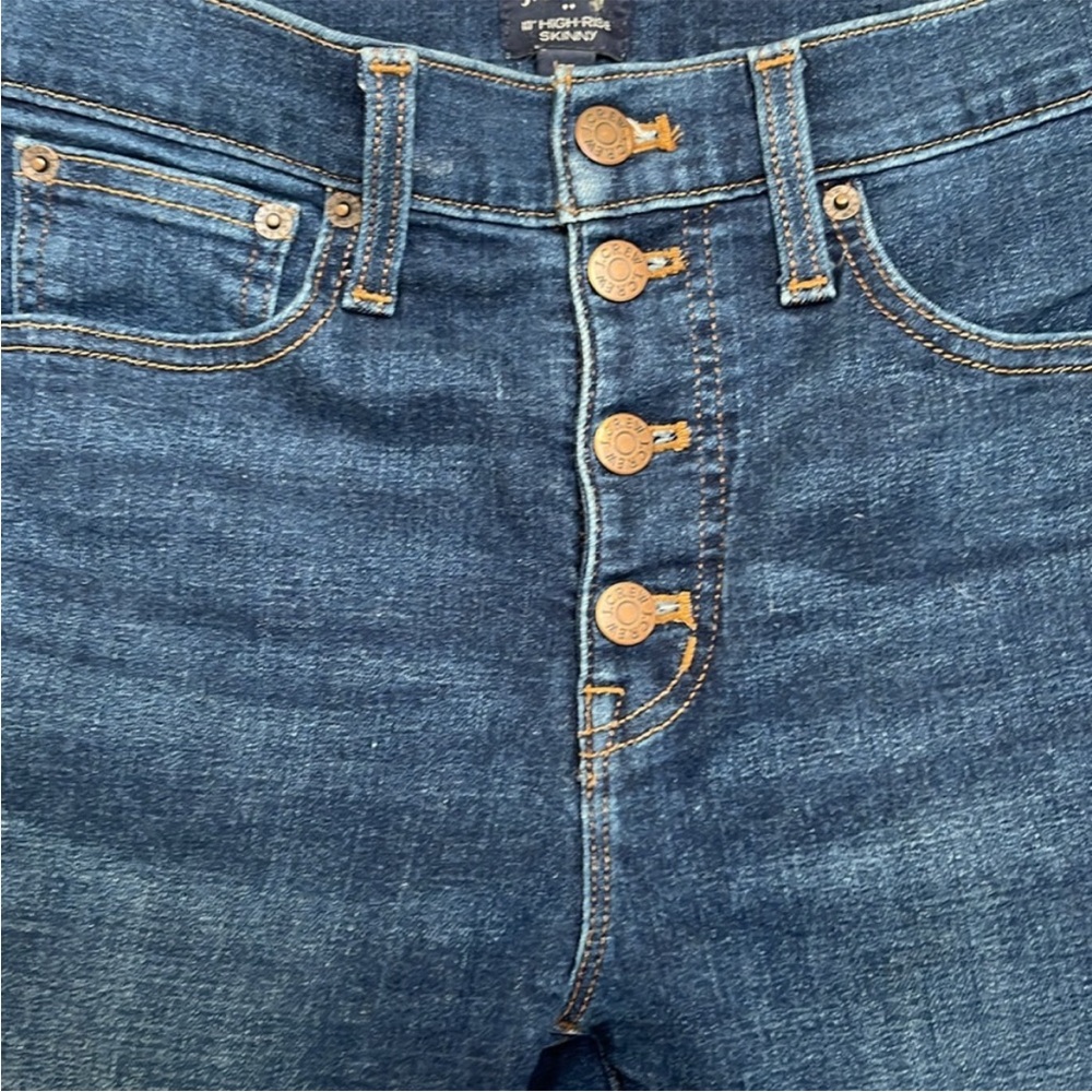 J. Crew 10” High-Rise Skinny Jeans - Picture 3 of 6
